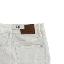 JUDY BLUE Jeans Women's 0/24 White Wide Leg High Waist Denim Pants New JB88781