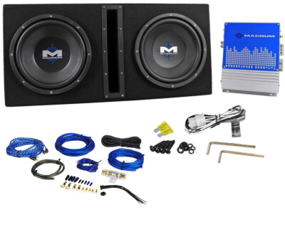 Magnum Dual Sub And Amp Combo MTX Magnum MB210SP 800w Dual 10