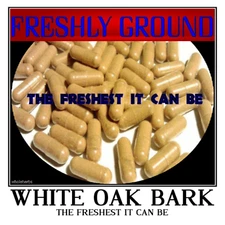 WHITE OAK BARK Ever Fresh Ground The Freshest It Can Be 100 V Capsules 