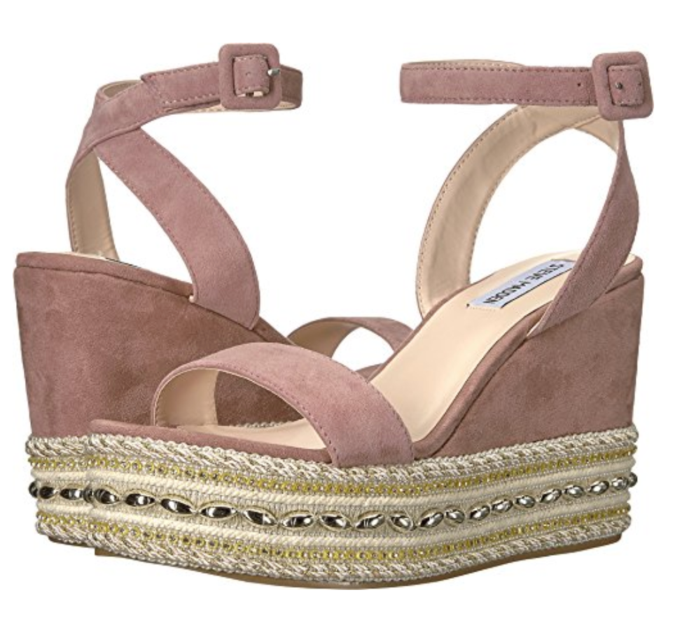 Steve Madden Women's reeva Blush Suede 9.5 M US 1175