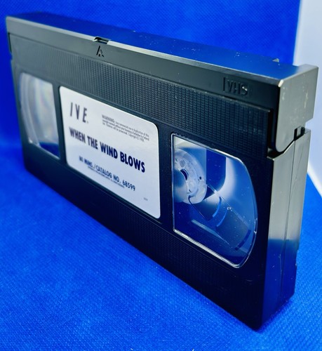 Movie When The Wind Blows- VHS• IVE Release •David Bowie Roger Waters Pink Floyd - Picture 8 of 10