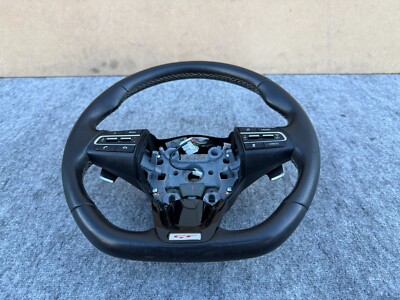 Kia Stinger GT2 2018-2023 OEM Links Rad Mit Schaltwippen & Schalter (Schwarz