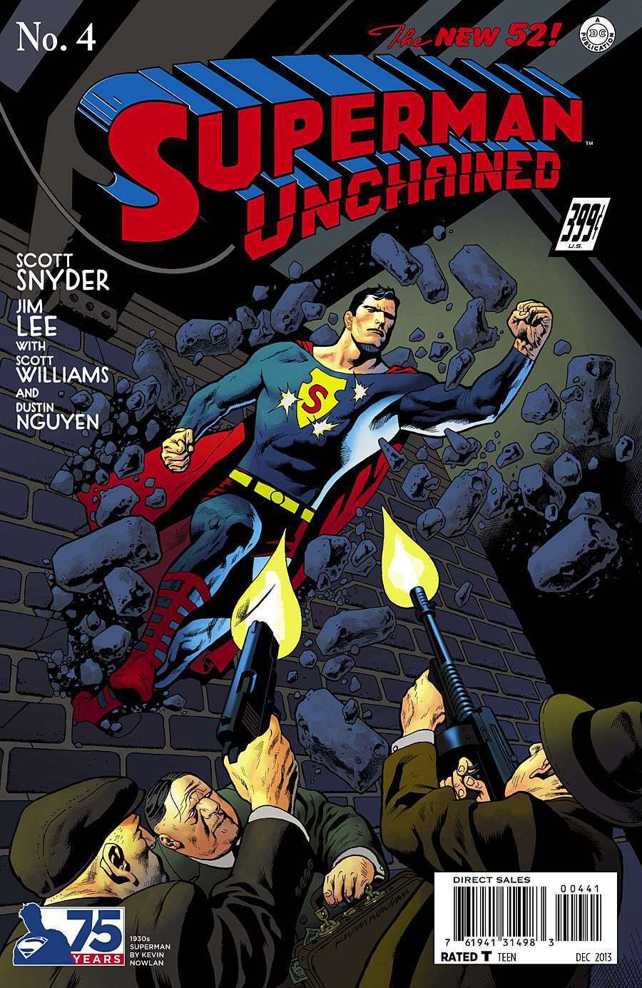 Superman Unchained #4C VF/NM; DC | New 52 - 1:100 variant by Kevin Nowlan - we c