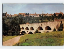 Postcard Doppelbrücke Rothenburg ob der Tauber Germany