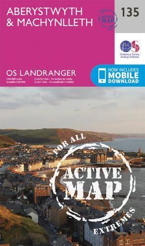 Thumbnail - Aberystwyth & Machynlleth (map) Os Landranger Active Map
