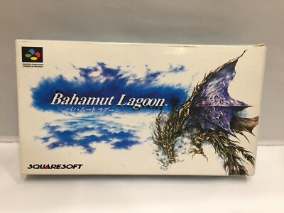 Jeu Super Famicom Bahamut Lagoon - Version NTSC-J Japan - Très Bon état Avec Boîte Et Notice