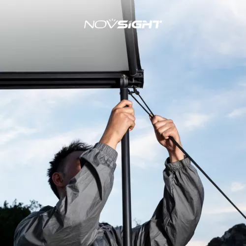 6.6'L x 9.8' WRooftop Car Side Pull Out Sun Shade Awning Outdoor Camping Travel - Picture 9 of 13