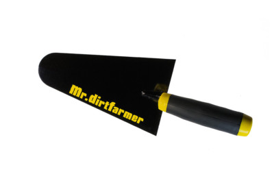 Gauging Trowel Carbon Steel Mr Dirtfarmer Retail 2nds with Rubber Grip Handle
