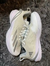 Adidas Adizero Cybersonic Tennis Shoes White Silver IG9516 Woman  s Sz 8.5 New