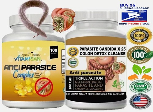 Intestinal Parasite Cleanse Detox Dietary Capsules Supports Digestion Free - Picture 6 of 10