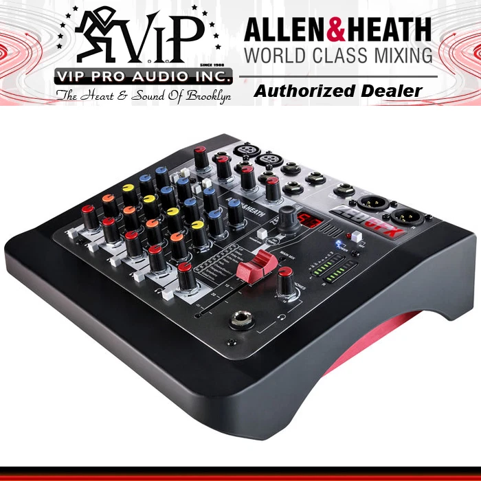Allen & Heath ZED-6FX Compact 6 Input Mixer With Effects & 48V Phantom Power - Image 4 of 4