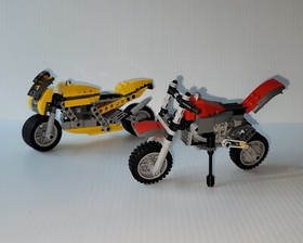 LEGO Creator 8-in-1: 4893 Revvin' Riders Street Bike & Dirt Bike Motorbike Race