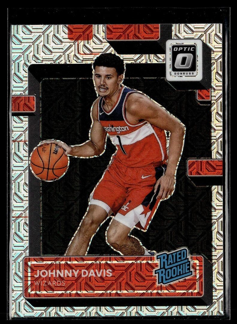 2022-23 OPTIC CHOICE RATED ROOKIE 206 Johnny Davis - Washington Wizards