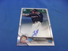 Bowman Chrome 2018 Prospect Autograph Brayan Hernandez CPA-BHE