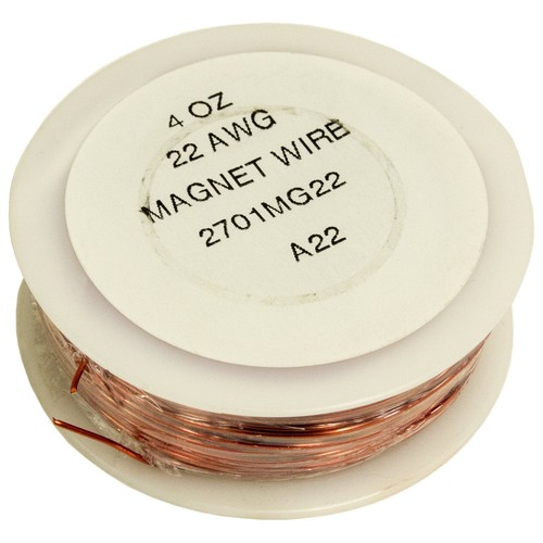 125 Foot 22 Gauge Copper Wire with Enamel Insulation (1/4 Pound