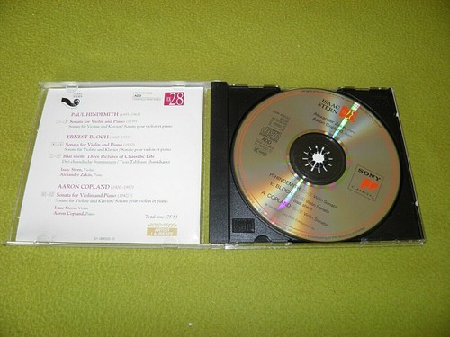 Hindemith / Copland / Bloch : Sonatas For Violin - Stern / SBM HDCD Remastered - Picture 2 of 3