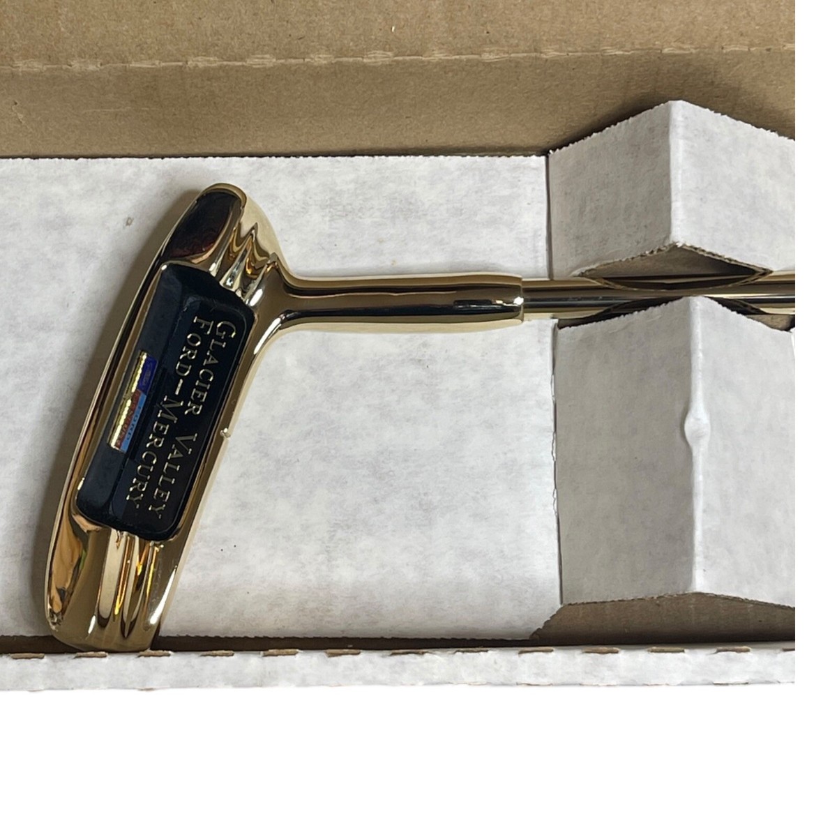 SUTTER’S MILL　金メッキ　パター Vtg Sutter's Mill Ford Mercury Lincoln Promo 24k Gold Plated