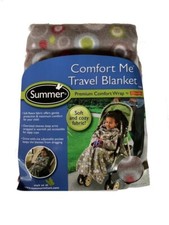 Summer Comfort Me Kid's Soft  Cozy Travel Blanket Gray 1-4 Years