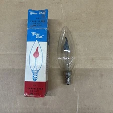 Vintage Flicker Flame Bulb Candelabra Base