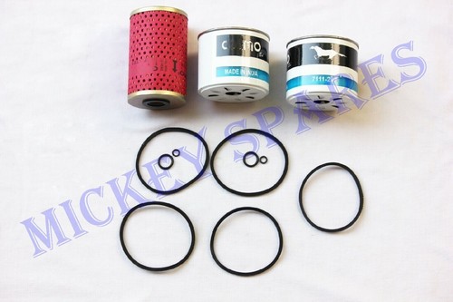 Engine Oil & Fuel Filter Set Fit For Massey Ferguson 135 148 Tractor - Picture 3 of 3