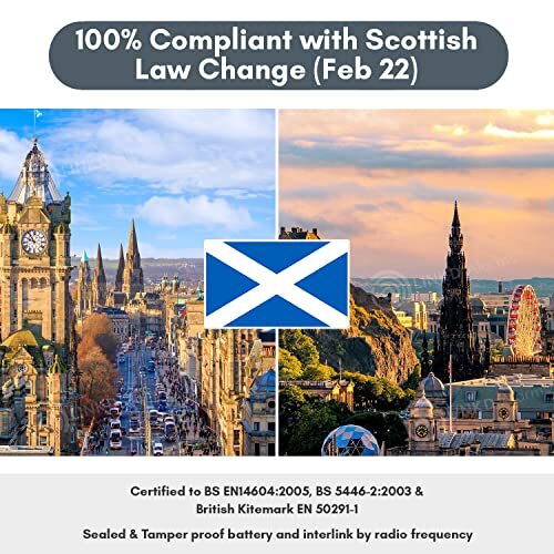 Wireless Interlinked Smoke, Heat & Carbon Monoxide Alarm Bundle