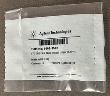 Agilent  0100-2562 FTS-ONE PIECE FINGERTIGHT 1/16IN 10-32TH - NEW