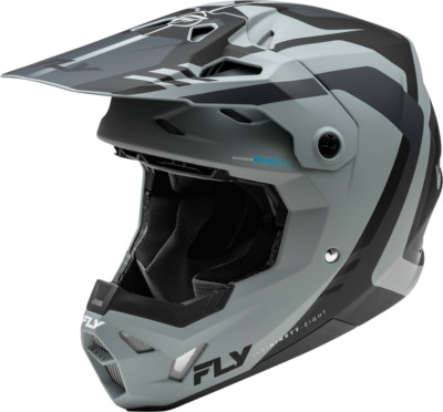 Fly Racing Youth Formula CP Krypton Helmet Youth Large, Matte Grey/Black
