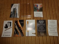 Parker Pens Dealer Prop Cards Display NOS 
