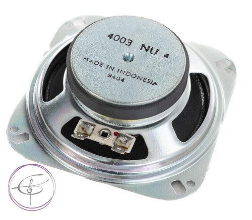 NOS 4" 4 Ohm Boom Box Nastro Portatile Ricambio Altoparlante Full Range 15W - Foto 5 di 10