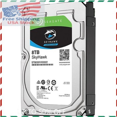 ST8000VX0022 Seagate SkyHawk Surveillance 8TB SATA 6Gb/s 256MB HDD 7200RPM
