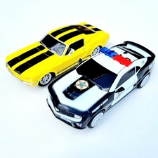 Carrera GO!!! Set Camaro Sheriff + Ford Mustang 67 Gelb Auto Fahrzeug Polizei