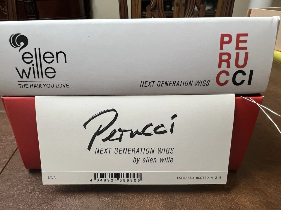 Peluca Java de Ellen Wille en el color espresso enraizada nueva en caja tamaño pequeño/promedio de tapa Foto 4 de 4