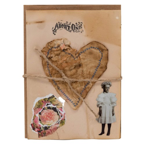 Juego de tarjetas y sobres de diario basura vintage | 5" x 7" | El ático pintado - Imagen 18 de 20