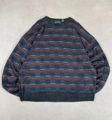 Hill & Harcher Pullover Crewneck Vintage Sweatshirt 90er Grau XL