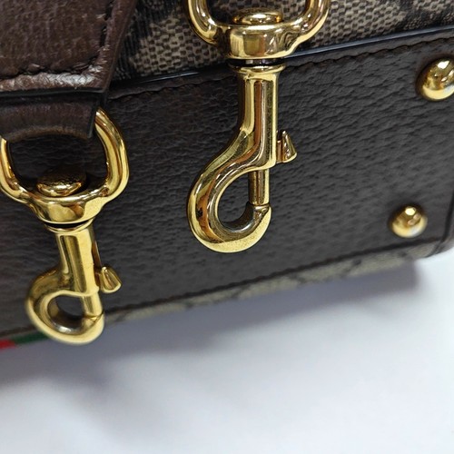 【AuthenticGUCCI Ophidia Crossbody bags Leather Beige Free Shipping | Duties Paid - Picture 15 of 15