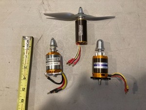 Lot of 3 Brushless RC Motors Typhoon HET EDF 2w-30, Turnigy Aerodrive C3548-900