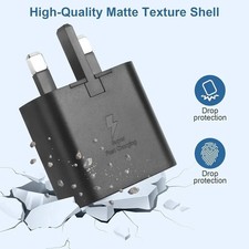 45W Super Fast Type-C Wall Charger Adapter (UK Plug)  samsung mobiles & tablet