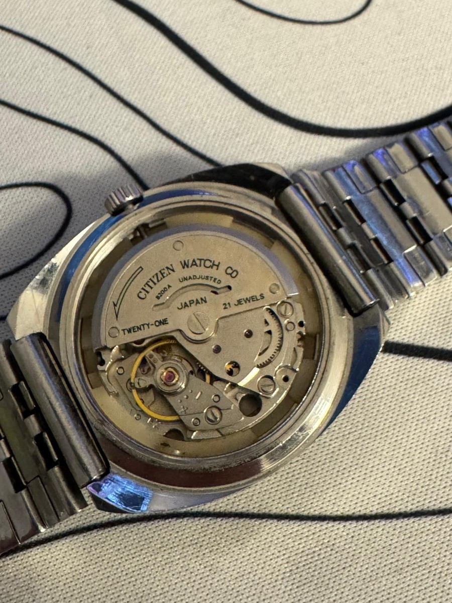 Vintage 1973 Citizen Tiger XXX - Faceted Crystal - Eagle 7 Upgrade