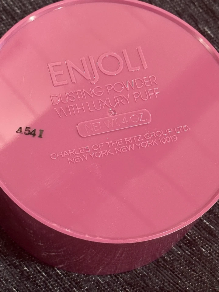 Polvo perfumado vintage Revlon Enjoli 4 oz nuevo con caja Foto 4 de 4