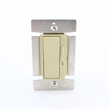 Eaton Ivory Single-Pole/3-Way Decorator Slide Dimmer Incandescent 1000W DI10P-I