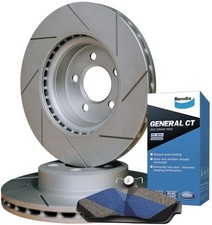 FRONT S-TYPE Disc Brake Rotors & BENDIX GCT PADS fits NISSAN Maxima J32 2009 On
