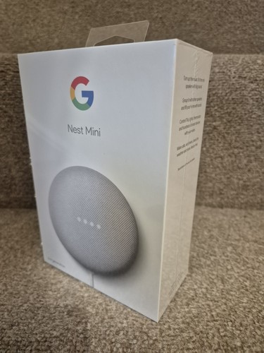 Google Nest Mini (2nd Generation) - Chalk Grey - Brand New & Sealed ✅ - Picture 2 of 4