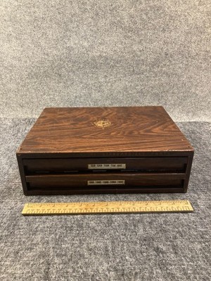 Bulova Watchmaker Cabinet 2 Drawer Genuine Standardized Parts See Card 300+ Pc