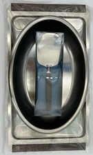 MCM Kalmar Design Server Set Stainless Rosewood Spatula Oval Rectangle Trays Box