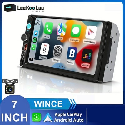 7 Inch Car Stereo Radio Double 2DIN MP5 Player USB Bluetooth FM Carplay Camera