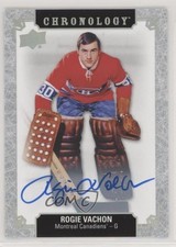 2018-19 Upper Deck Chronology Franchise History Rogie Vachon Auto HOF 00b6