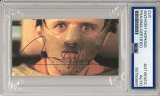 SIGNED Anthony Hopkins Hannibal Silence of The Lambs PSA DNA COA Cut Autograph