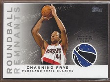 2009-10 Topps Roundball Remnants #RRCF Channing Frye Jersey BSK