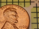 1960 Lincoln Memorial Penny Philadelphia Copper Cent Uncirculated  BU — photo 3