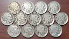 (13) Better Date Circulated Buffalo Nickels Dealer Lot See Description List